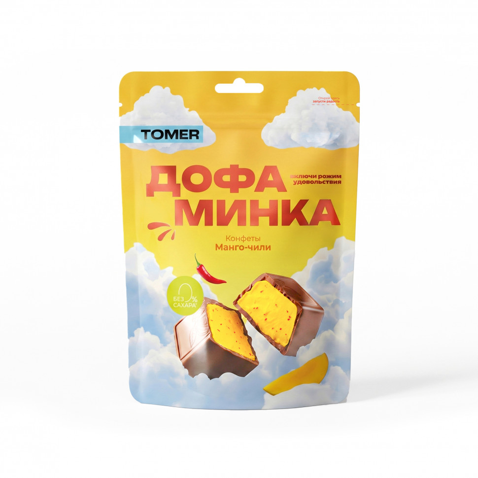  Фабрика Томер   Дофаминка Конфеты Манго-Чили, 125г  в Будённовске