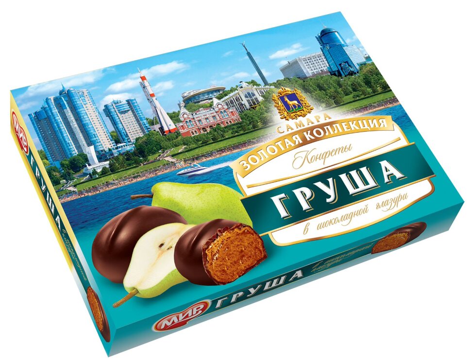  КФ МИР Груша в шоколадной глазури 160г  в Будённовске