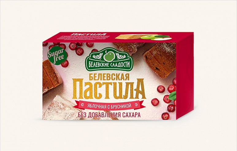  Пастила  200г диетическая с КЛЮКВОЙ, НОВЫЙ ФОРМАТ (4*50г)    в Будённовске