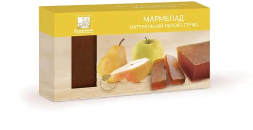 Мармелад пластовый 210г ЯБЛОКО-ГРУША в Будённовске